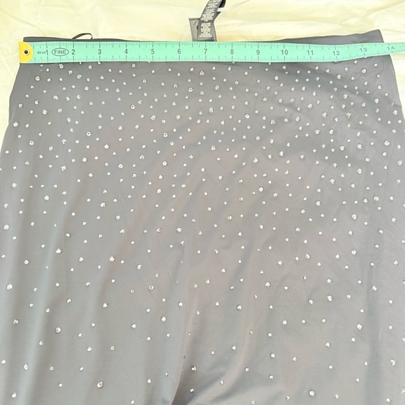 NEW Skims X Swarovski Black Sparkle Jelly Sheer Intimates Tube Skirt - Picture 14 of 15